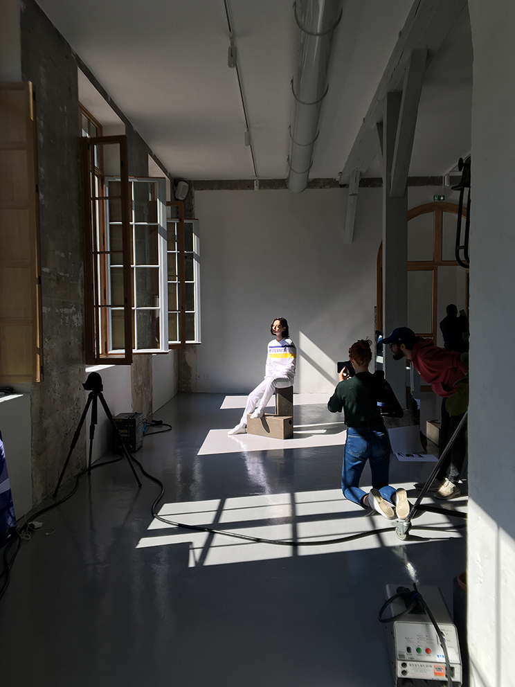 Shooting du Lookbook SS19 Le coq sportif par Maxime Tétard / Les Graphiquants.